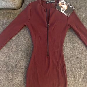 Naked Wardrobe: Zip it For Me Snatched Dress